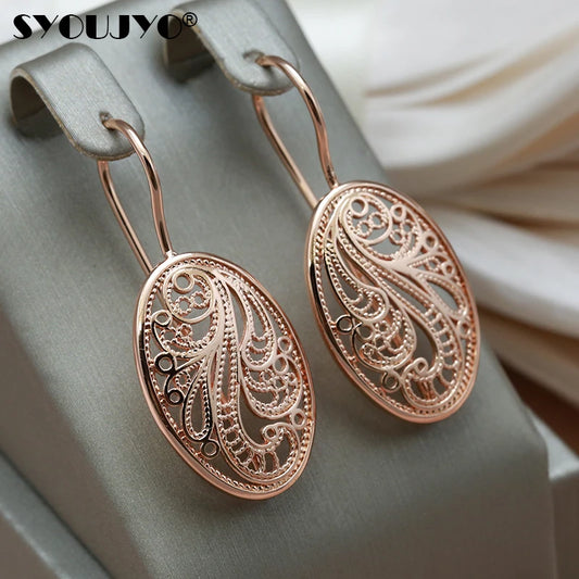 SYOUJYO  boucles d'oreilles 585 Rose doré quotidien fête mode exquis bijoux