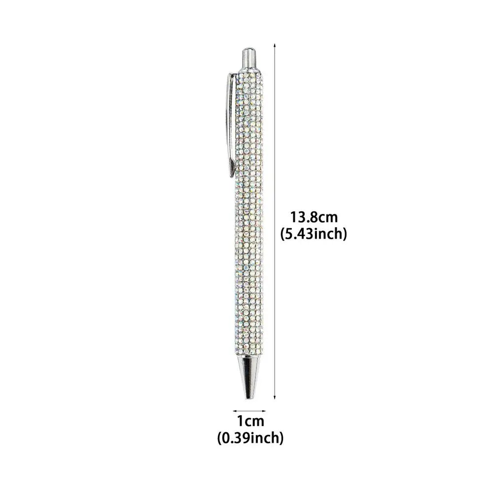 Stylo à bille rétractable avec biscuits nacré,