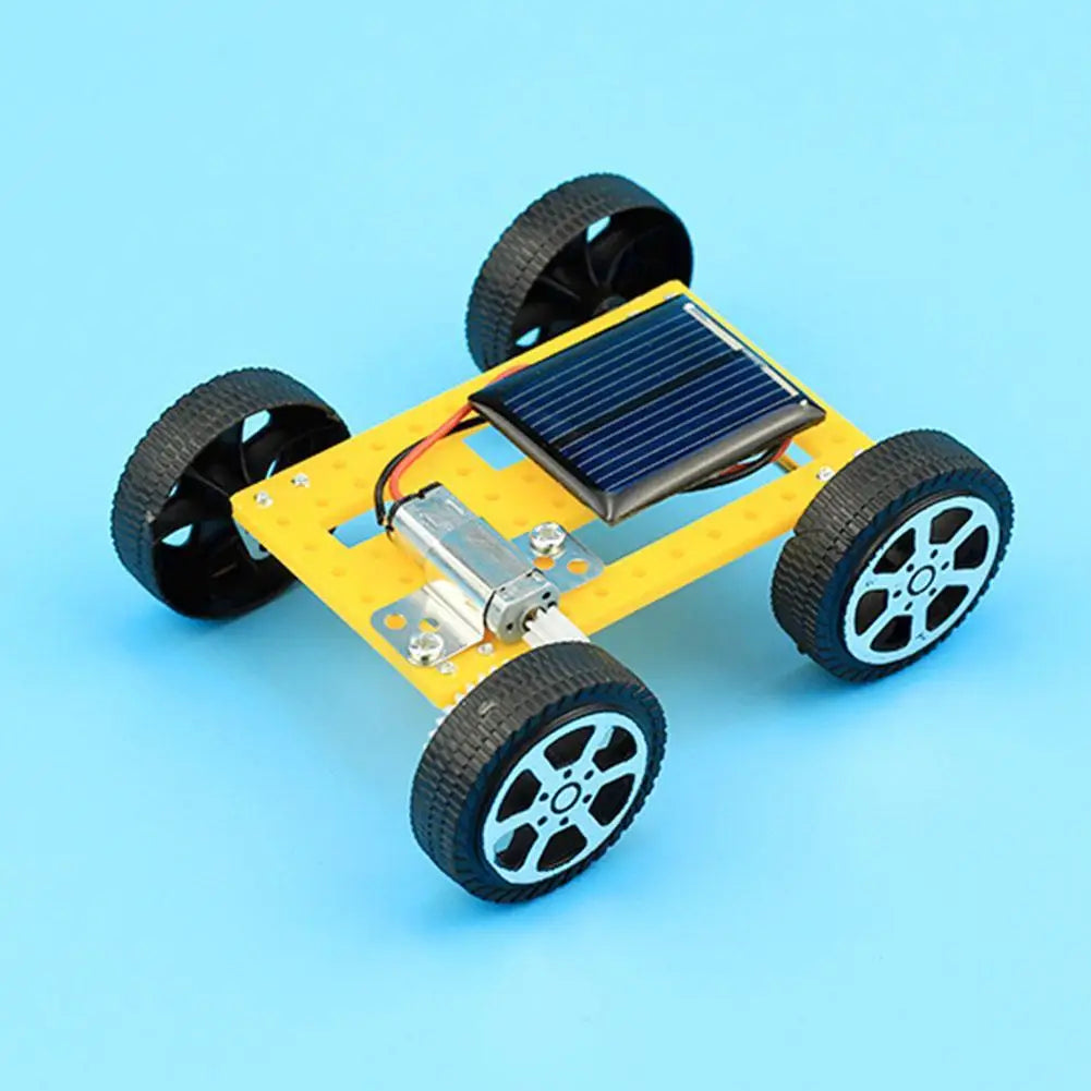 Jouets de bricolage pour enfants, mini voiture solaire 62, kit ABS, gadget amusant, expérience scientifique, 1 ensemble