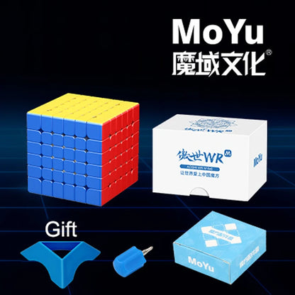 MOYU-Cube Magique Magnétique AoShi WRM, Puzzle de Vitesse Professionnel, Jouet Cadeau pour Enfants, 6x6x6, 6x6