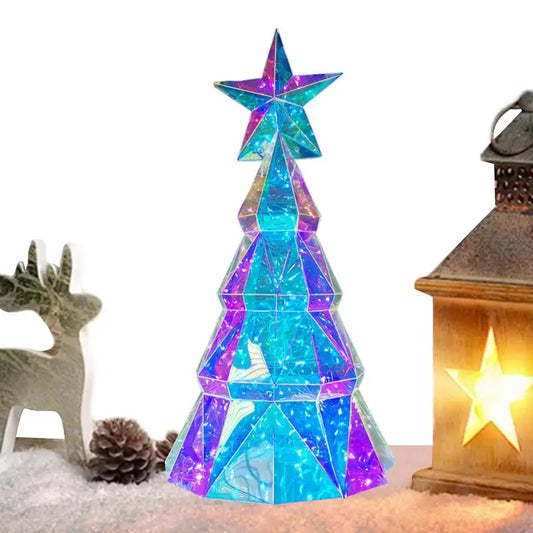 Veilleuse de sapin de Noël vintage pour enfants, petite lampe, décorations, cadeaux