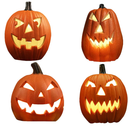 Décor d'Halloween citrouille éclairé
