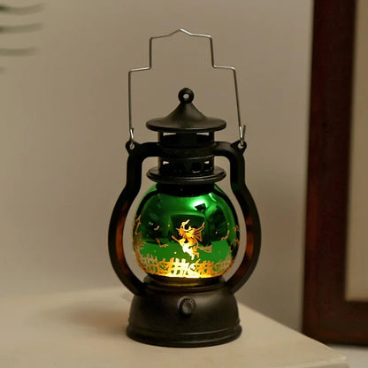 Lanterne LED en Forme de Citrouille et Fantôme, Luminaire Décoratif d'Nik, Accessoires d'Horreur, Idéal pour un Bar ou une ixd'Halloween