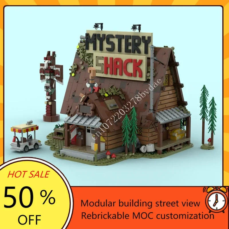 3874 pièces le crion mystère modulaire MOC créatif vue sur la rue modèle personnalisé Puzzle Architecture bricolage éducation assemblage jouets cadeaux
