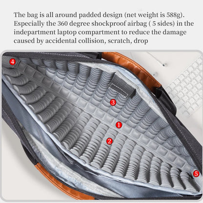 Sacoche pour ordinateur portable 15.6 16 pouces, sac à main pour hommes d'affaires, pour Macbook, Huawei, HP, Lenovo, Dell, ASUS, Xiaomi Surface