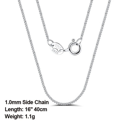 ORSA JEWELS véritable 925 collier en argent Sterling Figaro joint torique chaîne de cou torsadé serpent barre singapour boîte chaîne collier femmes 1