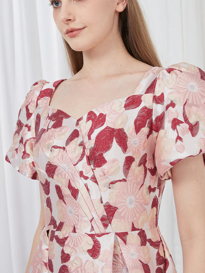 Robe de Soirée Longue en Jacquard pour Femme, Tenue Élégante, Brodée, Luxueuse, Formelle, pour Banquet, Nouvelle Collection Été 2024