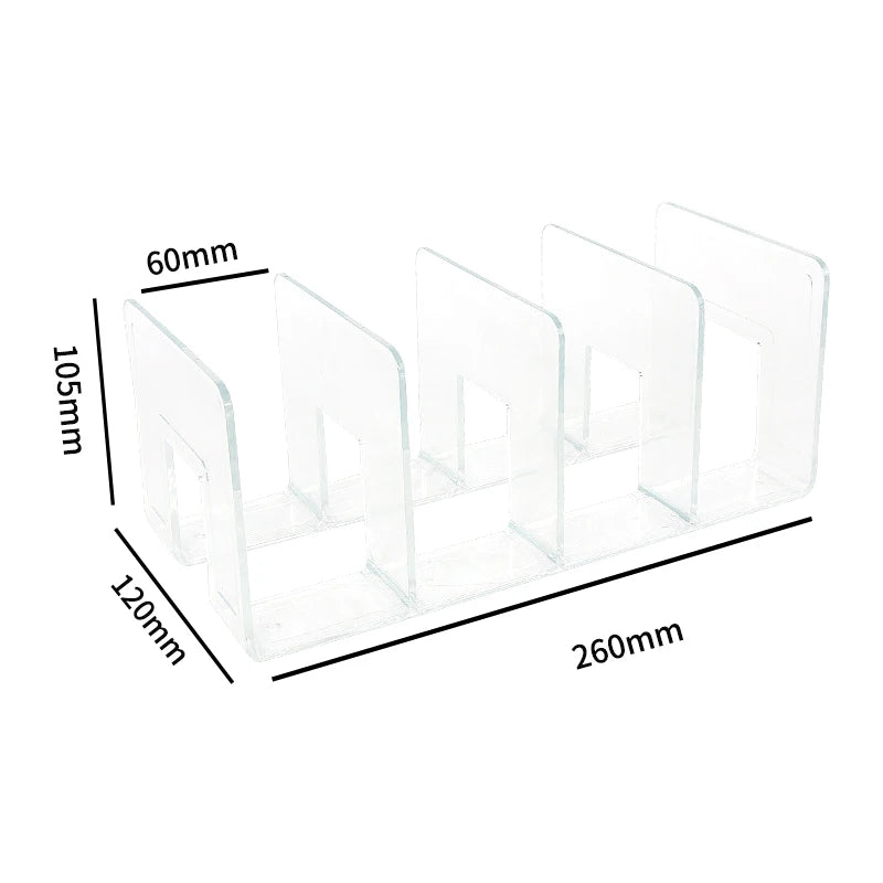 Serre-livres multi-usages à 4 grilles,