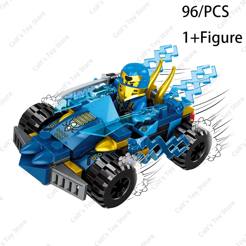 Nouveau Ninja Legacy Kai Jay Zane Lloyd moteur moto blocs de construction briques Mech Robot classique film modèle jouets pour enfants cadeaux