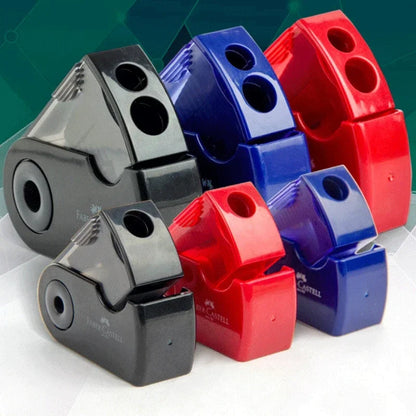 Taille-crayon double, trou unique, multifonctionnel, fournitures scolaires et de bureau, article créatif pour étudiant