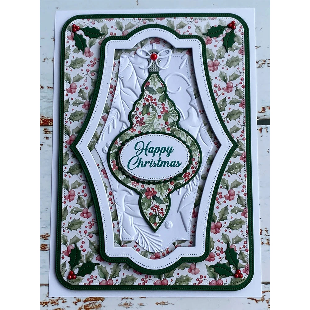 Matrices de découpe en métal craquelin de noël, moule de décoration artisanale, modèle de gaufrage pour Scrapbook, carte de vœux faite à la main, fête 2025