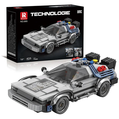 Blocs de construction de voiture DMC classiques, 405 pièces, modèle de voiture de sport future, briques, ornements de bureau, jouets éducatifs pour enfants, bricolage, cadeaux de vacances