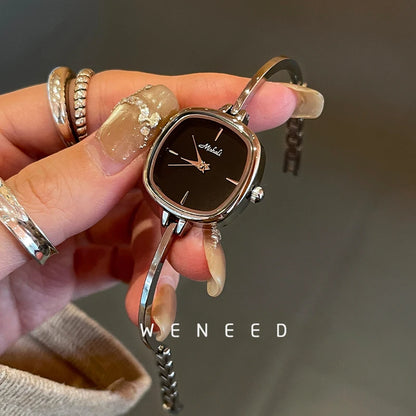 Ankela-Montre rouge pour femmes, rétro, haut de gamme,collection 2025