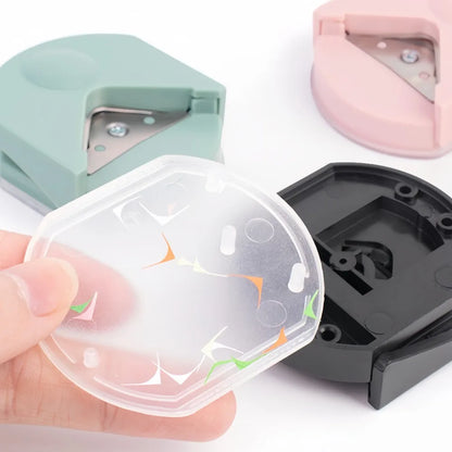 Machine de découpe de trous de papier arrondis à rayon de coupe-papier pour Photos de Film scellé en plastique, coupe-Photo incurvé à feuilles mobiles, papeterie