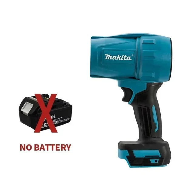 Pour Makita 18V ventilateur violent 30000 tr/min Turbo Jet ventilateur électrique plumeau d'air vitesse du vent Turbo Rechargeable avec nettoyage de voiture léger