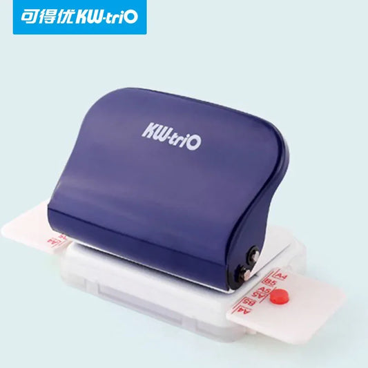 Poinçon à papier portatif à 6 trous, 10 feuilles de métal, Support Multiple 20/26/30 trous, papeterie fournitures de bureau, KW-TRIO