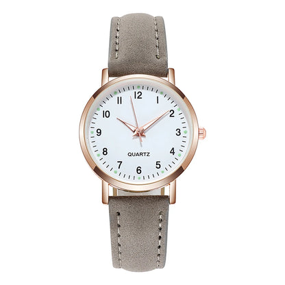 montre pour femme mode décontracté Simple Vintage petit cadran Quartz