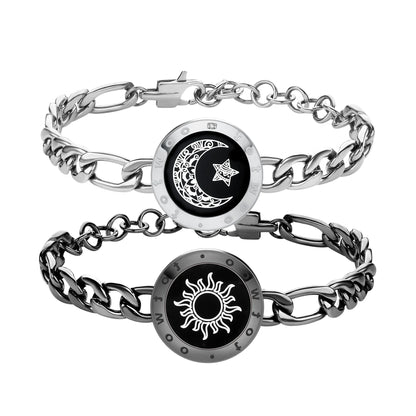 Totwoo – Bracelets tactiles pour relation longue Distance, cadeau d'anniversaire pour Couple, bijoux intelligents Bluetooth avec prise en charge de l'application iOS Android
