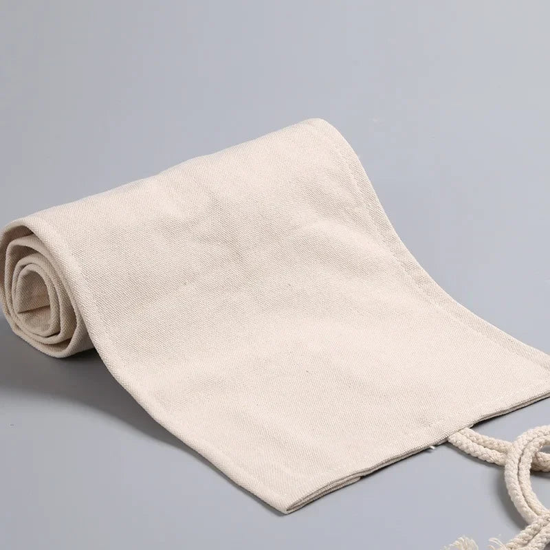 Trousse à crayons fournitures scolaires étudiant Art stylo sac pochette toile stylo enveloppement rouleau maquillage cosmétique brosse stylo stockage papeterie