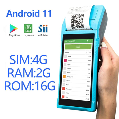 Imprimante thermique portative de reçu de position de Q1 Q2 de 58mm Terminal Android imprimante de billets de facture Mobile sans fil Bluetooth PDA avec la numérisation