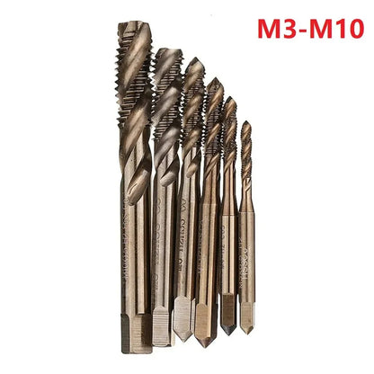M3-M10 Tap HSS asile alt M35 Machine Sprial Flûtes Robinets MeaccelerScrew Tap Main Droite Outils De Réparation Accessoires