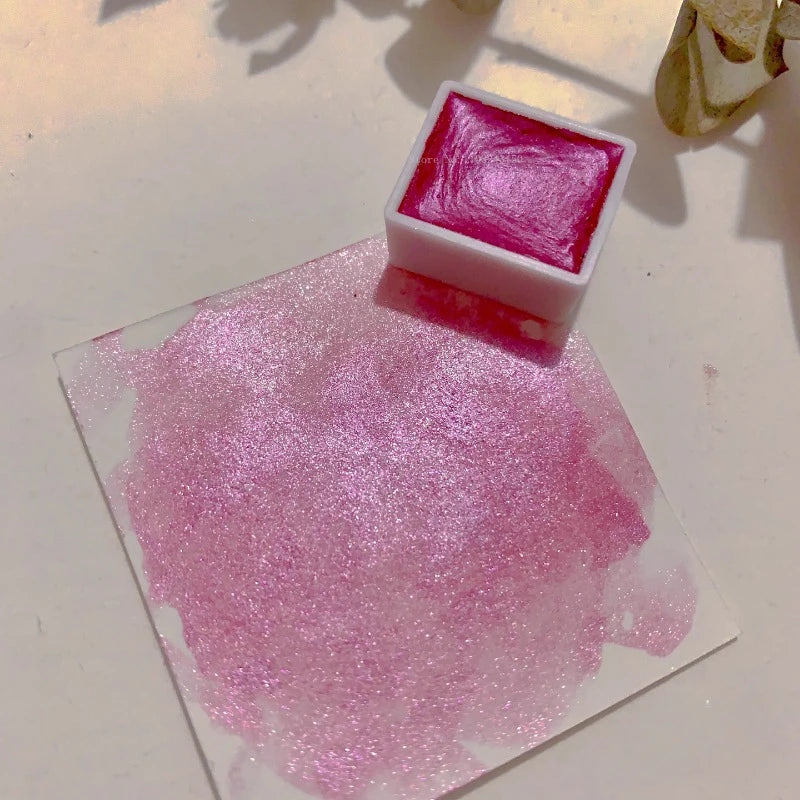 Ensemble de pigments d'interconnexion nacrés monochromes, fournitures d'art et de peinture, peinture à ongles, pigment décoratif solide, 2ml, 36 documents