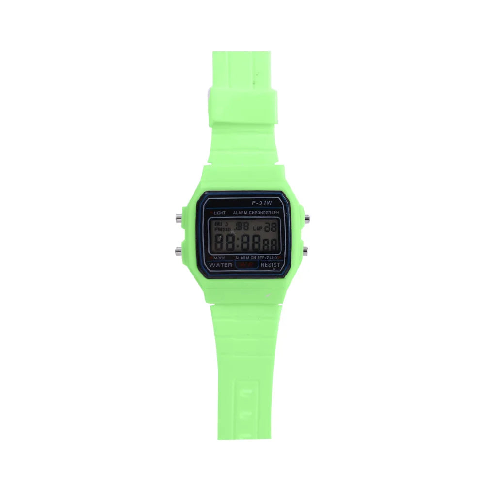Montre numérique LED pour hommes, montre-bracelet Vintage en Silicone, horloge électronique