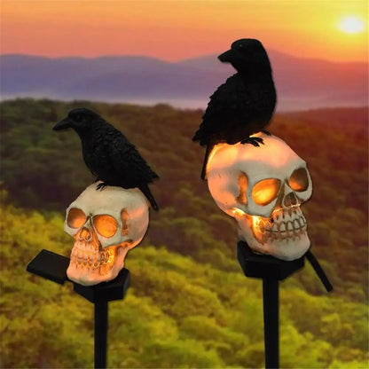 Modules d'Éclairage d'Extérieur pour Halloween, Décoration de Jardin, Fantôme, Horreur, Grimace, pour Cour, Maison, Vacances
