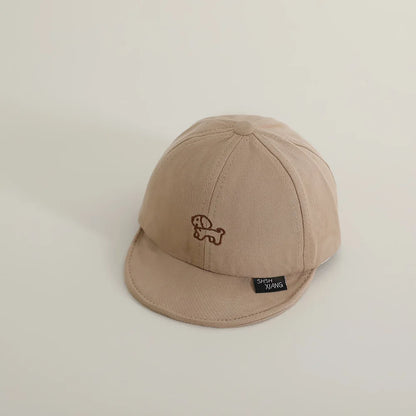 Casquette de baseball brodée de dessin animé pour enfants, casquettes à visière respirante, chapeau de chien mignon, garçons et filles, nouvelle mode, automne 2024