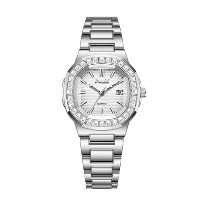 POSHI  montres à Quartz pour femmes cadran en cristal avec Date décontracté