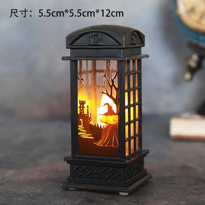 Lampe Décorative à LED Château de Citrouille,