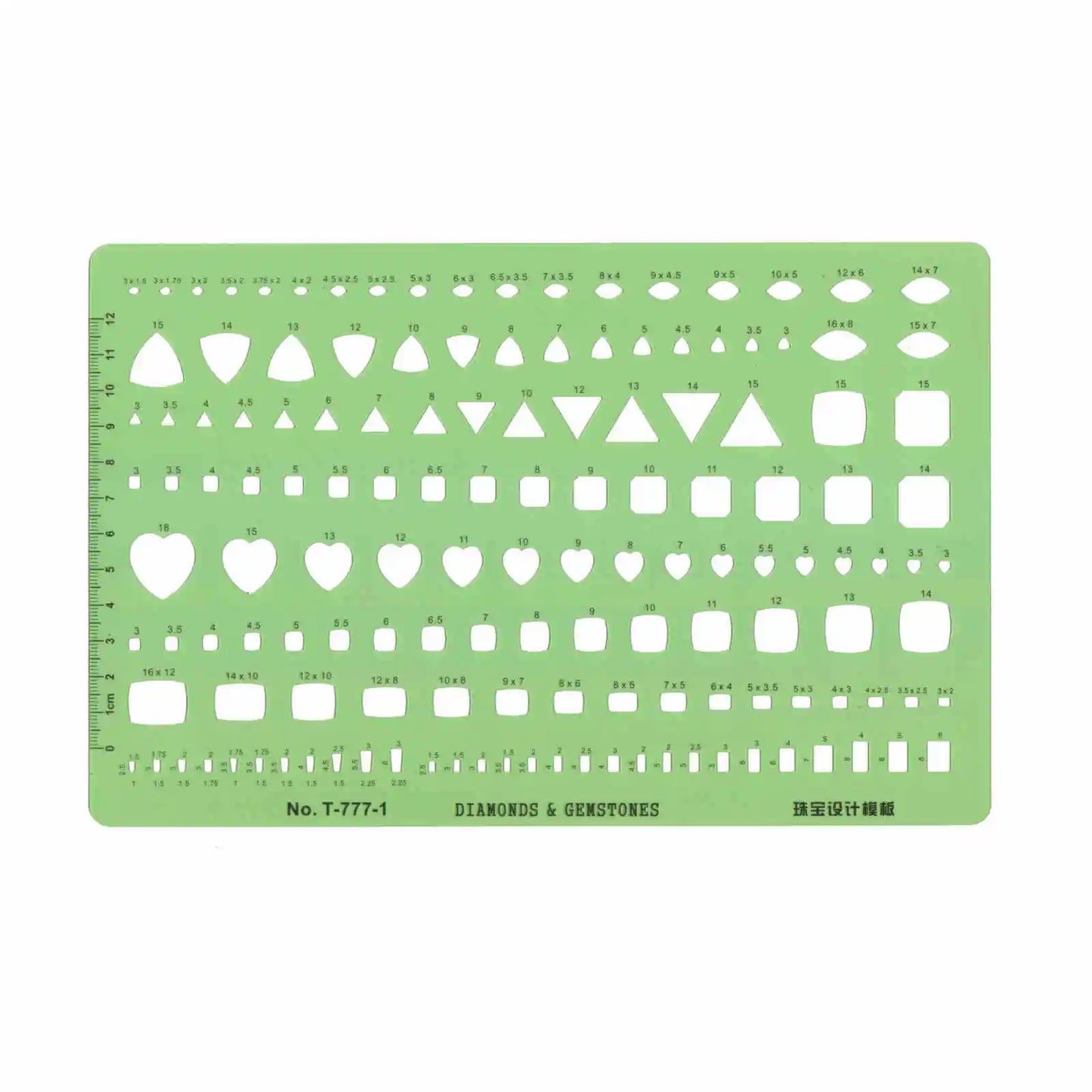 Kit de règle pochoirs