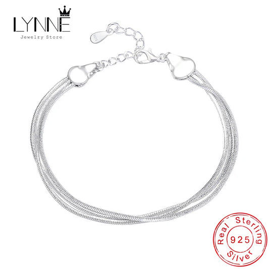 Offre spéciale Sexy plage multicouche serpent os bracelets de cheville chaîne de pied 925 en argent Sterling pied Bracelet de cheville pour les femmes de mode bijoux