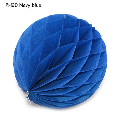 Boule décorative en papier nid d'abeille, 5 pièces/lot, 10/15cm, fleur Pastel, décoration de fête d'anniversaire pour mariage, enfant, fournitures de réception-cadeau pour bébé 8Z