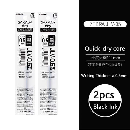 Stylos à encre Gel couleur zèbre JJ15  haute capacité rechargeable