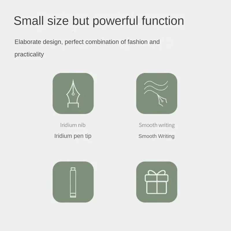 Jinhao-Mini stylo plume de luxe élégant, plume extra fine,