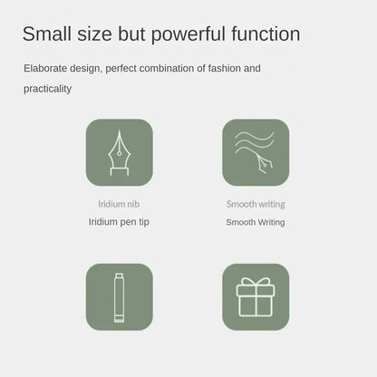 Jinhao-Mini stylo plume de luxe élégant, plume extra fine,