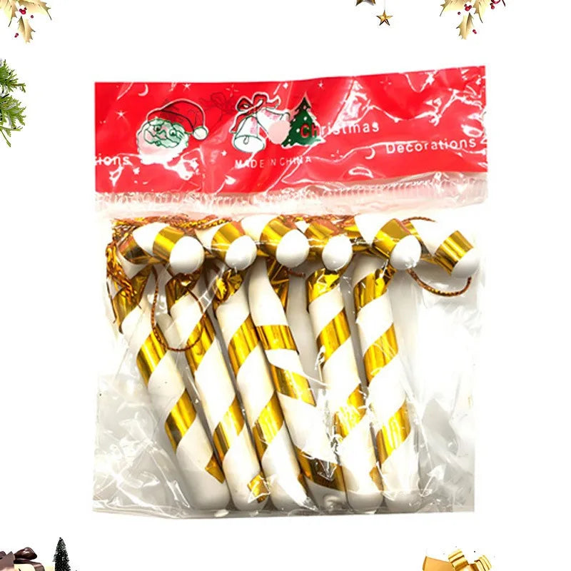 Décorations sucre d'orges de noël de 7cm