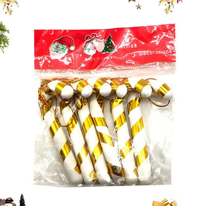 Décorations sucre d'orges de noël de 7cm