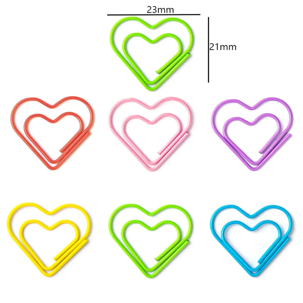 Trombones ajourés colorés, marque-page, cadeaux pour étudiants, fournitures scolaires et de bureau, 10 pièces