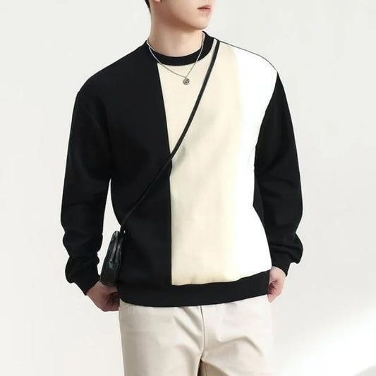 Pull surdimensionné à col rond pour hommes, mode de loisirs, vitalité, réduction de l'âge, nouveaux abonnés, printemps et automne 2024