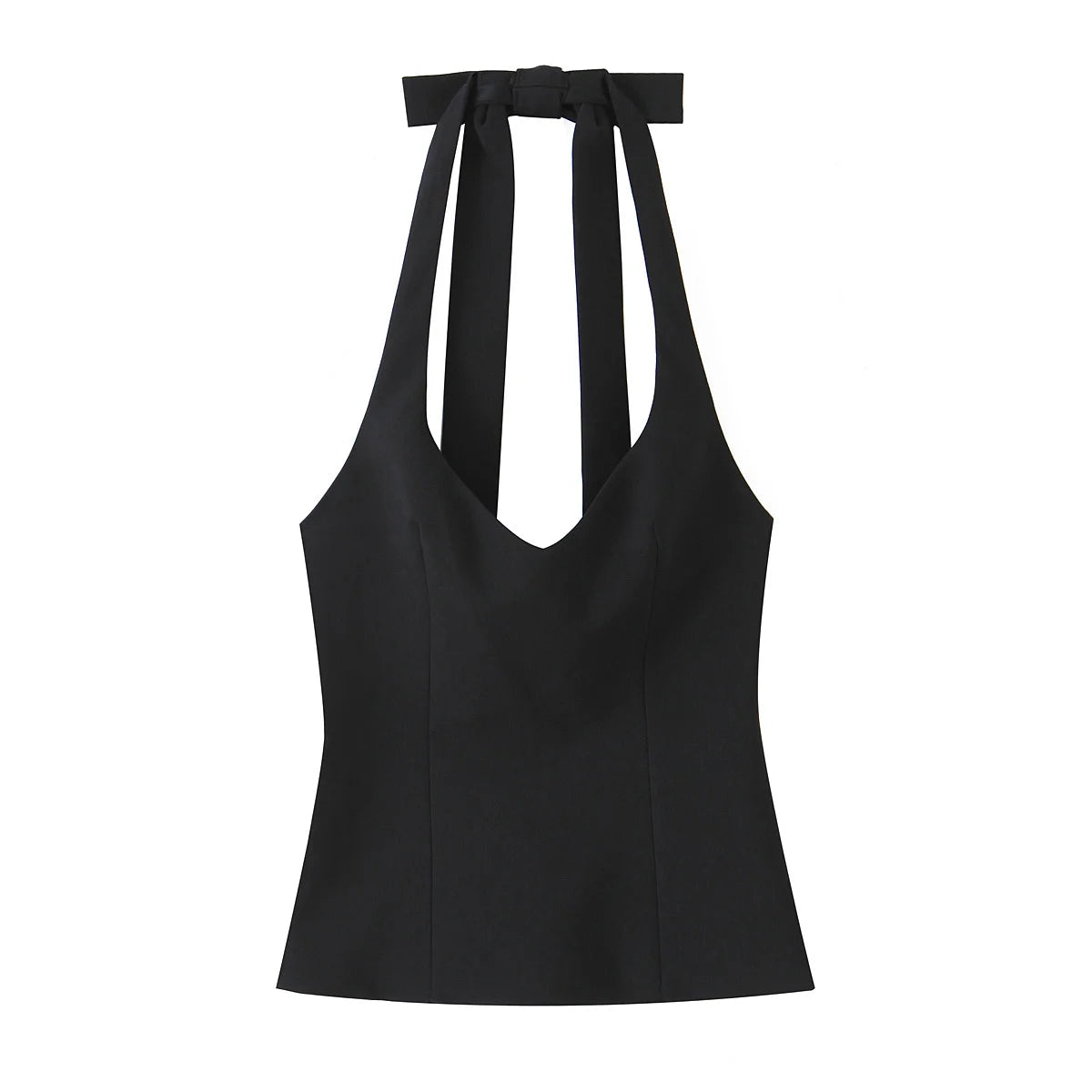 UNIZERA Hot Girl Style dos noeud licou col haut 2025 été nouveaux vêtements pour femmes