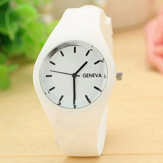 montres Ultra-mince mode bracelet en Silicone