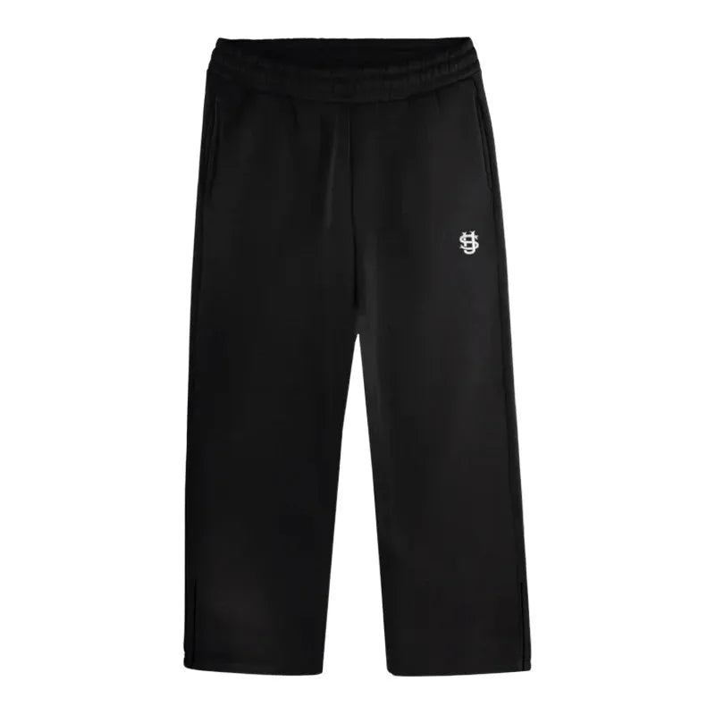 Hip Hop hommes jean Y2k noir rayé Baggy jean gothique brodé haute rue Harajuku rétro Streetwear jambe large Denim pantalon