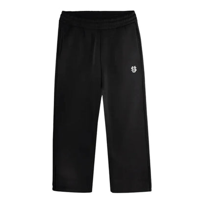 Hip Hop hommes jean Y2k noir rayé Baggy jean gothique brodé haute rue Harajuku rétro Streetwear jambe large Denim pantalon