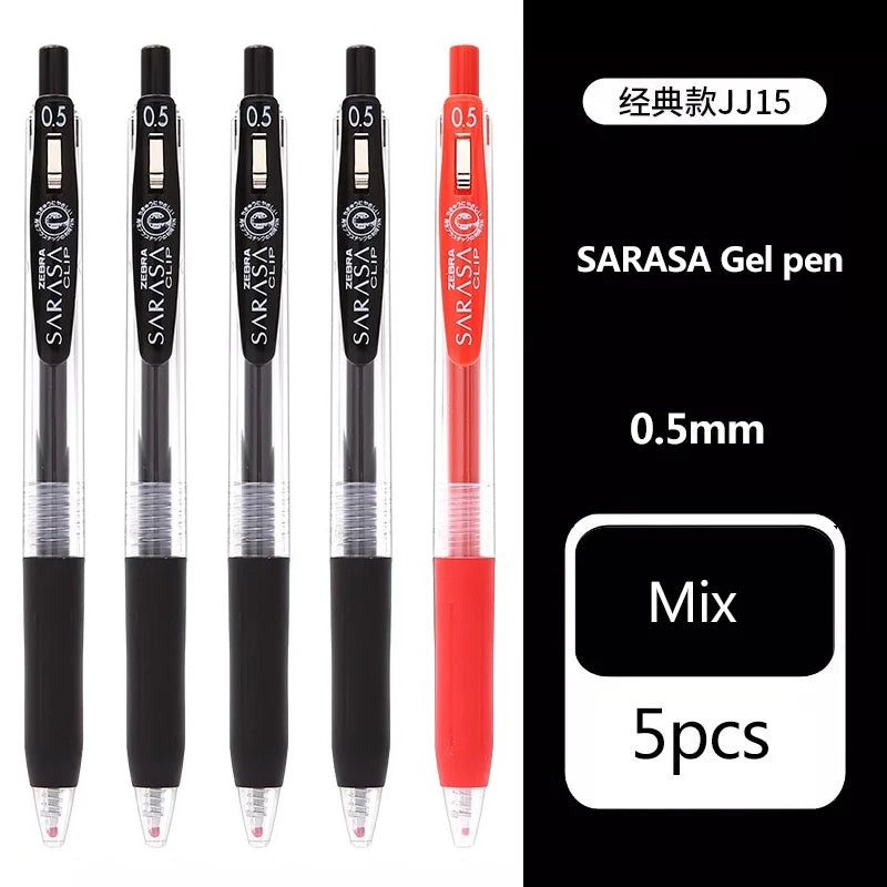 Stylos à encre Gel couleur zèbre JJ15  haute capacité rechargeable