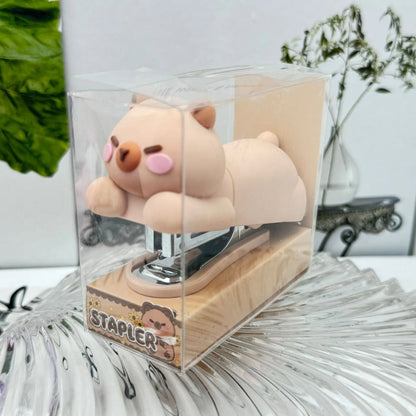 Sanrio – agrafeuse Style point de dessin animé, Figurine en Silicone, dissolvant d'ongles de bureau, agrafeuse pour enfants, reliure de bureau, fournitures pour étudiants