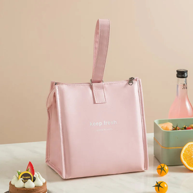 Sacs à déjeuner imperméables à bandoulière en cuir