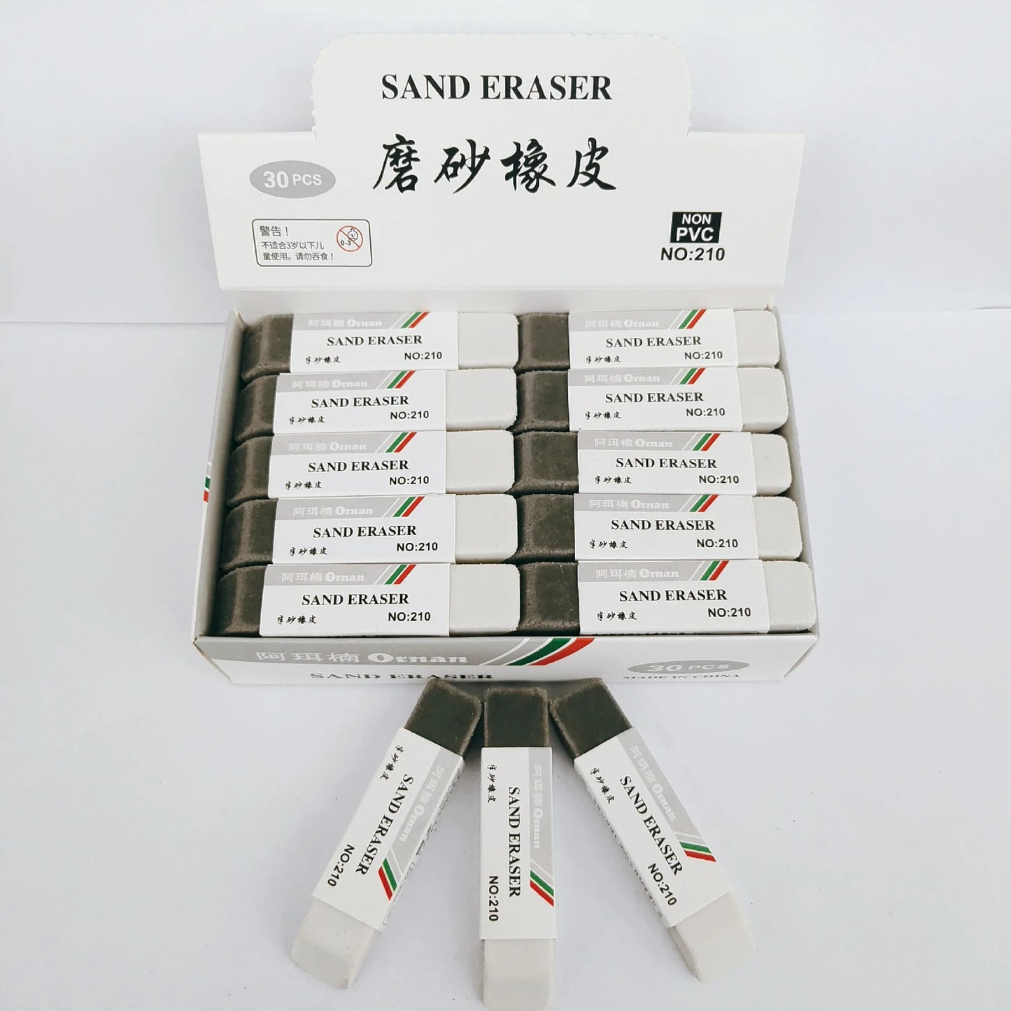 Gomme à double tête en caoutchouc pour stylo à bille, stylo brosse, fournitures scolaires et de bureau, dissolvant d'encre, fournitures de ration pour étudiants, 256