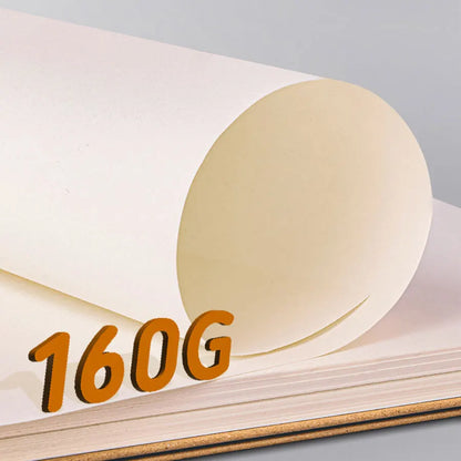 Carnet de croquis d'art en papier kraft, carnet à spirale, bloc-notes de dessin, journal Bullet, fournitures scolaires, 160101